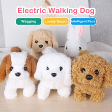 Load image into Gallery viewer, Electric Walking Barking Dog Cute Smart Puppy Robot Dog Toddler Toy with Battery Control Kawaii Electronic Plush Toys Halloween Birthday Gift
