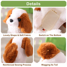 Load image into Gallery viewer, Electric Walking Barking Dog Cute Smart Puppy Robot Dog Toddler Toy with Battery Control Kawaii Electronic Plush Toys Halloween Birthday Gift
