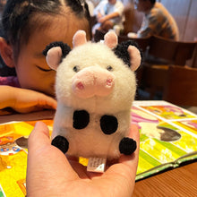 Load image into Gallery viewer, Cow Stuffed Plush Doll Keychain Cute Animals Toys Pendant Keyring Exquisite Bag Decoration for Baby Kids Children Birthday Gift
