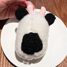 Load image into Gallery viewer, Cow Stuffed Plush Doll Keychain Cute Animals Toys Pendant Keyring Exquisite Bag Decoration for Baby Kids Children Birthday Gift
