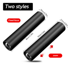 Load image into Gallery viewer, USB Rechargeable Mini Flashlight Waterproof LED Flashlight Telescopic Powerful Torch Lamp Outdoor Work Zoom Portable Torch
