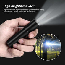 Load image into Gallery viewer, 3 Lighting Mode Mini LED Flashlight USB Rechargeable Waterproof Torch Telescopic Zoom Portable Torch for Night Camping Hiking
