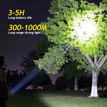 Load image into Gallery viewer, 7 LED Portable High Power LED Flashlight Powerful USB Rechargeable Torch Handheld Outdoor Lamp Built-in Battery COB Flashlights
