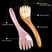 Load image into Gallery viewer, Five Claw Head Massager Scalp Gua Sha Meridians Massag Comb Body Neck Leg Head Scraping Stick Massager Scraping Claw Massager
