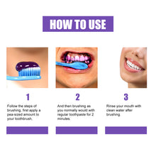 Load image into Gallery viewer, Tooth Whitening Toothpaste Removing Odor Smoke Stains Oral Care Cleaning Whitening Beautifying Tooth Stains Teeth Dental Care
