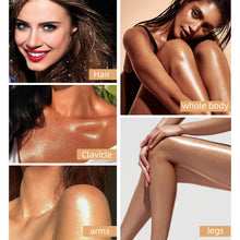 Load image into Gallery viewer, Highlighter Powder Brighten Repair Appearance Body Glitter Powder Shimmer Contour clavicle Sparkling Makeup Face Eye Body Highlight

