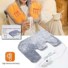 Load image into Gallery viewer, Winter Electric Heating Plush Pad Shoulder Neck Back Heating Pad Warmer Heat Therapy Pain Relief Temperature Heating Blanket

