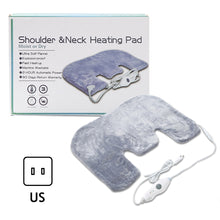 Load image into Gallery viewer, Winter Electric Heating Plush Pad Shoulder Neck Back Heating Pad Warmer Heat Therapy Pain Relief Temperature Heating Blanket
