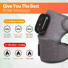 Load image into Gallery viewer, Electric Physiotherapy Warm Keeping Heating Knee Shoulder Warmer Massage Rechargeable Leg Elderly Adult Vibration Massager
