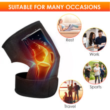Load image into Gallery viewer, Rechargeable Physiotherapy Warm Keeping Heating Knee Warmer Massage Physical Therapy of Knee Joint for The Middle-aged and Elderly

