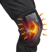 Load image into Gallery viewer, Rechargeable Physiotherapy Warm Keeping Heating Knee Warmer Massage Physical Therapy of Knee Joint for The Middle-aged and Elderly
