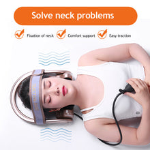 Load image into Gallery viewer, Portable Electric Neck Massager Heating Kneading Shoulder Cervical Massage Pillow Inflation Neck Relaxation Vibration Massager
