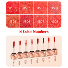 Load image into Gallery viewer, Waterproof Moisturizing Lip Glaze Velvet Fogged Matte Solid Lipstick Long Lasting Lip Glaze Flash Glitter Red Lipstick Makeup Cosmetic
