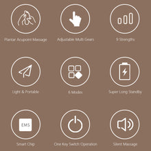 Load image into Gallery viewer, Electric EMS Foot Massager Pad Electrodos Estimulador Physiotherapy Massageador Health Care Pulse Foot Massage Pad
