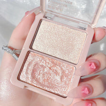 Load image into Gallery viewer, Flash Highlight Palette Glitter Blusher Makeup Gel Face Body Brighten Repair Capacity Natural Contour Shadow Makeup Cosmetics
