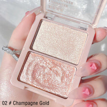 Load image into Gallery viewer, Flash Highlight Palette Glitter Blusher Makeup Gel Face Body Brighten Repair Capacity Natural Contour Shadow Makeup Cosmetics
