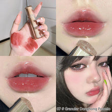 Load image into Gallery viewer, Transparent Iced Tea Mirror Lip Glaze Waterproof Watery Lip Gloss Lasting Jelly Liquid Lipstick Beauty Womon Makeup Cosmetic
