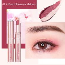 Load image into Gallery viewer, Gradient Double Color Eyeshadow Stick Velvet Eyeshadow Makeup Mix Shimmer Eye Shadow Matte Pallete Pen Dual Color Shadow
