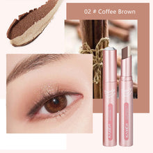 Load image into Gallery viewer, Gradient Double Color Eyeshadow Stick Velvet Eyeshadow Makeup Mix Shimmer Eye Shadow Matte Pallete Pen Dual Color Shadow
