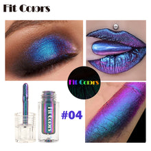 Load image into Gallery viewer, Shiny Metallic Glossy Face Makeup Liquid Eyeshadow Flash Lipgloss Metallic Lipstick Chameleons Eye Glitter Women Cosmetics

