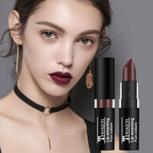Load image into Gallery viewer, Waterproof Velvet Matte Black White Lipstick Lasting Solid Pigment Lipstick Christmas Halloween Party Lip Makeup Cosmetics
