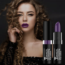 Load image into Gallery viewer, Waterproof Velvet Matte Black White Lipstick Lasting Solid Pigment Lipstick Christmas Halloween Party Lip Makeup Cosmetics
