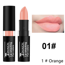 Load image into Gallery viewer, Waterproof Velvet Matte Black White Lipstick Lasting Solid Pigment Lipstick Christmas Halloween Party Lip Makeup Cosmetics
