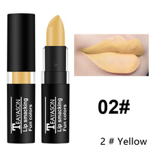 Load image into Gallery viewer, Waterproof Velvet Matte Black White Lipstick Lasting Solid Pigment Lipstick Christmas Halloween Party Lip Makeup Cosmetics
