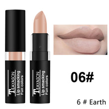 Load image into Gallery viewer, Waterproof Velvet Matte Black White Lipstick Lasting Solid Pigment Lipstick Christmas Halloween Party Lip Makeup Cosmetics
