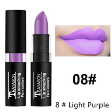 Load image into Gallery viewer, Waterproof Velvet Matte Black White Lipstick Lasting Solid Pigment Lipstick Christmas Halloween Party Lip Makeup Cosmetics
