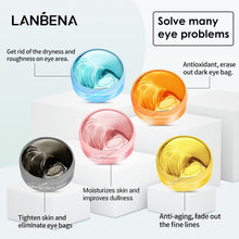 Load image into Gallery viewer, 60Pcs VC Collagen Eye Patches Remove Wrinkles Eye Bags Dark Circles Patches Retinol Rose Eyes Eye Mask Sleep Face Mask Skin Care
