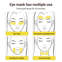 Load image into Gallery viewer, 60Pcs VC Collagen Eye Patches Remove Wrinkles Eye Bags Dark Circles Patches Retinol Rose Eyes Eye Mask Sleep Face Mask Skin Care
