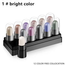 Load image into Gallery viewer, 12 Colors Waterproof Eyeshadow Pen Set Highlighter Stick Long Lasting Glitter Shimmer Eye Shadow Pen Eyes Makeup Cosmetics
