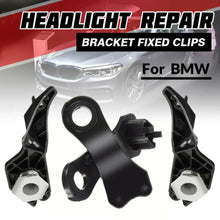 Load image into Gallery viewer, 4Pcs Car Front Headlight Headlamp Repair Kit Bracket Fixed Clip For BMW 5 Series E60 E61 63126949634 63126949633 63126941478 63126942478
