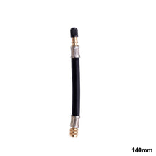 Load image into Gallery viewer, 100mm/110mm/140mm/160mm/180mm/200mm/250mm Braided Car Wheels Flexible Hose Tire Valve Inflatable Rubber Hose Steel Wire Tyre Valve Stems Extensions Tube Adapter
