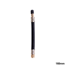 Load image into Gallery viewer, 100mm/110mm/140mm/160mm/180mm/200mm/250mm Braided Car Wheels Flexible Hose Tire Valve Inflatable Rubber Hose Steel Wire Tyre Valve Stems Extensions Tube Adapter
