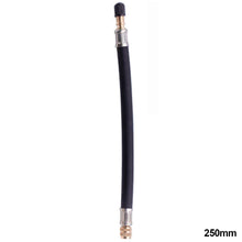 Load image into Gallery viewer, 100mm/110mm/140mm/160mm/180mm/200mm/250mm Braided Car Wheels Flexible Hose Tire Valve Inflatable Rubber Hose Steel Wire Tyre Valve Stems Extensions Tube Adapter
