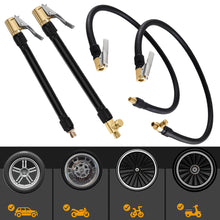 Load image into Gallery viewer, Car Tire Air Inflator Hose Inflatable Tube Hose Inflator Tube Locking Air Chuck Connection Quick Inflation Chuck with Connector for Bike Motocycle
