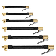 Load image into Gallery viewer, Car Tire Air Inflator Hose Inflatable Tube Hose Inflator Tube Locking Air Chuck Connection Quick Inflation Chuck with Connector for Bike Motocycle
