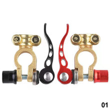 Load image into Gallery viewer, Pair Car Battery Terminals Battery Terminal Connector Battery Bornes Cable Terminal Adapter Copper Clamps Clip Screw 12V
