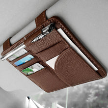 Load image into Gallery viewer, Car Sunshade Organize Storage Bag Visor Card Holder Stowing Tidying Auto Interior Accessories
