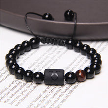 Load image into Gallery viewer, 12 Constellations Woven Bracelet Creative Fashion Bracelet Adjustable Beaded Bracelet Jewelry Gift for Men Women
