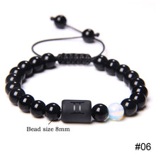 Load image into Gallery viewer, 12 Constellations Woven Bracelet Creative Fashion Bracelet Adjustable Beaded Bracelet Jewelry Gift for Men Women
