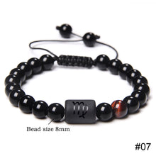 Load image into Gallery viewer, 12 Constellations Woven Bracelet Creative Fashion Bracelet Adjustable Beaded Bracelet Jewelry Gift for Men Women
