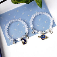 Load image into Gallery viewer, Fashion Niche Starry Sky Bracelet Astronaut Beaded Crystal Adjustable Bracelet Women Men Jewelry Accessory
