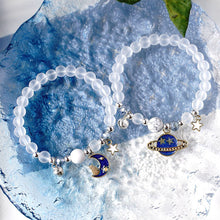 Load image into Gallery viewer, Fashion Niche Starry Sky Bracelet Astronaut Beaded Crystal Adjustable Bracelet Women Men Jewelry Accessory
