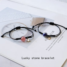 Load image into Gallery viewer, Twelve Constellations Lucky Stone Bracelet Fashion Versatile Woven Bracelet Jewelry Gift for Women Men
