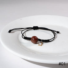 Load image into Gallery viewer, Twelve Constellations Lucky Stone Bracelet Fashion Versatile Woven Bracelet Jewelry Gift for Women Men
