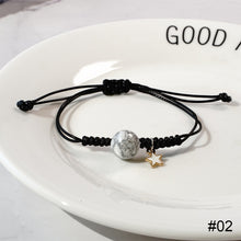 Load image into Gallery viewer, Twelve Constellations Lucky Stone Bracelet Fashion Versatile Woven Bracelet Jewelry Gift for Women Men
