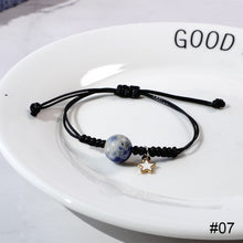 Load image into Gallery viewer, Twelve Constellations Lucky Stone Bracelet Fashion Versatile Woven Bracelet Jewelry Gift for Women Men
